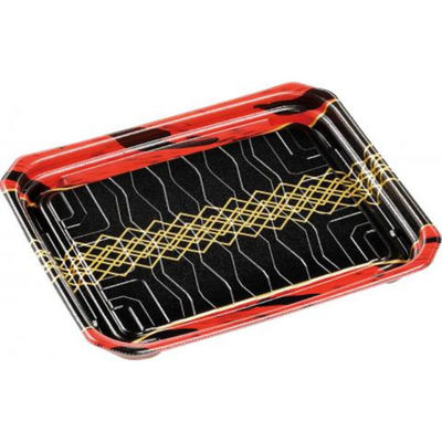 エフピコ 惣菜容器 MFPパシオ23-19 チア黒赤 4M007206 1ケース(450個(50個×9))（直送品）