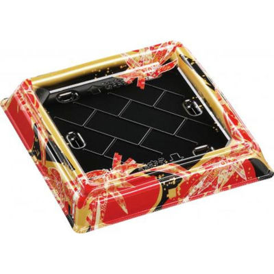 エフピコ 寿司桶 祝賀桶20-20 12貫PTおり姫赤 53632020 1ケース(400個(50個×8))（直送品）