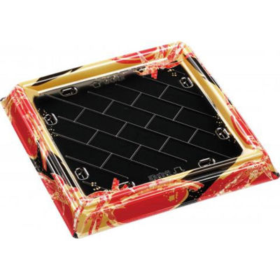 エフピコ 寿司桶 祝賀桶27-27 20貫PTおり姫赤 53632727 1ケース(240個(30個×8))（直送品）