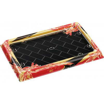 エフピコ 寿司桶 祝賀桶38-24 36貫PTおり姫赤 53633824 1ケース(100個(10個×10))（直送品）