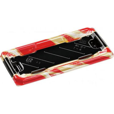 エフピコ 寿司容器 麗角 1-4 京みやび赤 54040104 1ケース(900個(50個×18))（直送品）