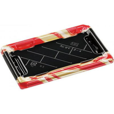 エフピコ 寿司容器 麗角 2-4 京みやび赤 54040204 1ケース(600個(50個×12))（直送品）