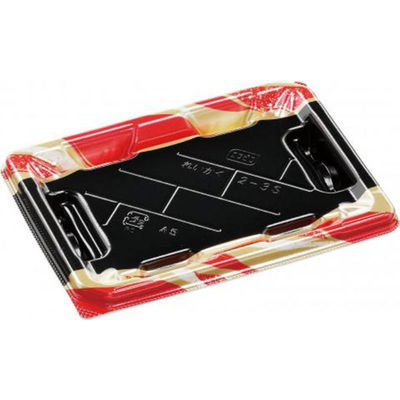 エフピコ 寿司容器 麗角 2-3S 京みやび赤 54045203 1ケース(800個(50個×16))（直送品）