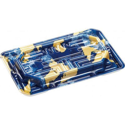 エフピコ 刺身容器 涼角 20-12 れん石青 55012012 1ケース(1000個(50個×20))（直送品）