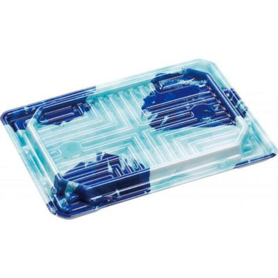 エフピコ 刺身容器 涼角 24-17 ななみ青 55022417 1ケース(600個(50個×12))（直送品）