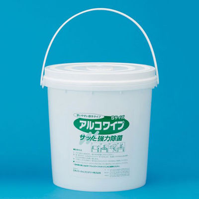 日本メディカルプロダクツ ペーパータオル アルコワイプウェットS AL-WS 6057000 1ケース(8個(1個×8))（直送品）