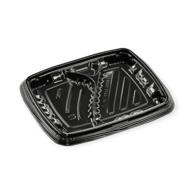 エフピコ 弁当容器 MSDレイア22-18-2 黒 7E022223 1ケース(600個(50個×12))（直送品）