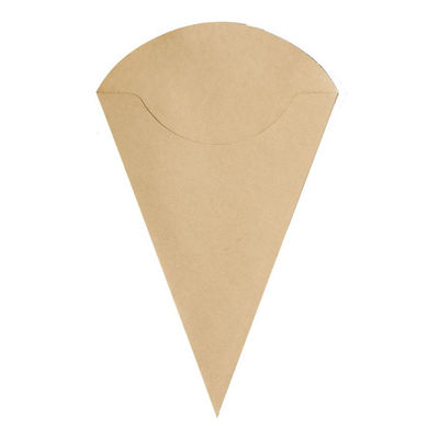 天満紙器 スナック袋 TSK06 未晒無地三角袋 Pizza 8906508 1ケース(2000個(100個×20))（直送品）