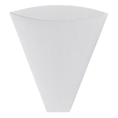 天満紙器 クレープ袋 TSK10 無地三角袋T02 白ラミ 8906526 1ケース(3000個(100個×30))（直送品）