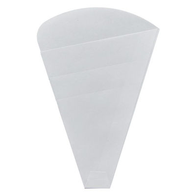 天満紙器 クレープ袋 TSK13 無地三角袋T05 白 スパイラル 8906529 1ケース(2000個(100個×20))（直送品）