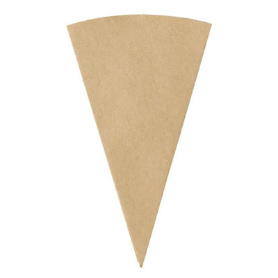 天満紙器 コーンスリーブ TSK21 ワッフルコーンミニ-012(茶) 8906532 1ケース(2500個(100個×25))（直送品）