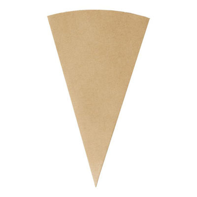 天満紙器 コーンスリーブ TSK23 ワッフルコーンS-003(茶) 8906534 1ケース(2500個(100個×25))（直送品）