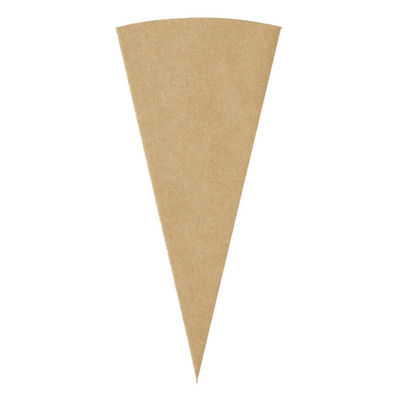 天満紙器 コーンスリーブ TSK27 フレアートップコーン-044(茶) 8906538 1ケース(2500個(100個×25))（直送品）