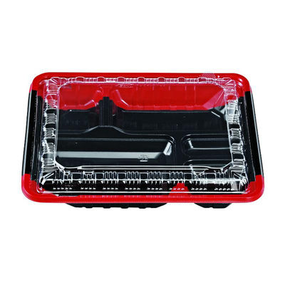 エフピコチューパ 弁当容器 CK-2-2 フチ赤黒セット(エコOP) CP520385 1ケース(400個(50個×8))（直送品）