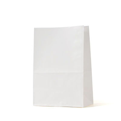 パックタケヤマ 角底袋 H3S 耐油角底袋 白無地 XZT55404 1ケース(2000個(100個×20))（直送品）