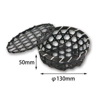 アサヒグリーン 装飾品 六ッ目丸平フタ付 BK 13 3561 1ケース(550個(1個×550))（直送品）