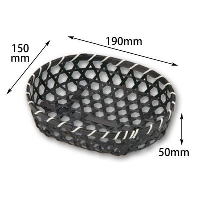 アサヒグリーン 装飾品 六ッ目 小判 BK 3424 1ケース(288個(1個×288))（直送品）