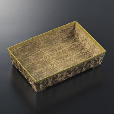 中央化学 寿司容器 SKS 17-12(43) 竹皮 身 00778738 1袋(25個)（直送品）