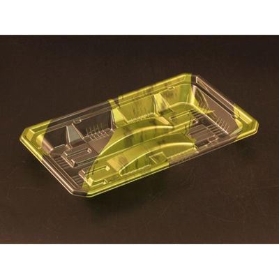 リスパック 鮮魚トレー バイオ 鮮やぎ 25-15T はやて緑 FATU543 1ケース(600個(50個×12))（直送品）