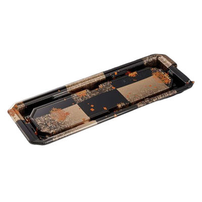 中央化学 寿司容器 HS澄板30-11 箔絵BK-BK 身 00629543 1袋(50個)（直送品）