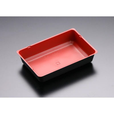 リスパック 弁当容器 バイオデリカ かさね 1 中皿1 RBS 新 RHHJ608 1袋(50個)（直送品）