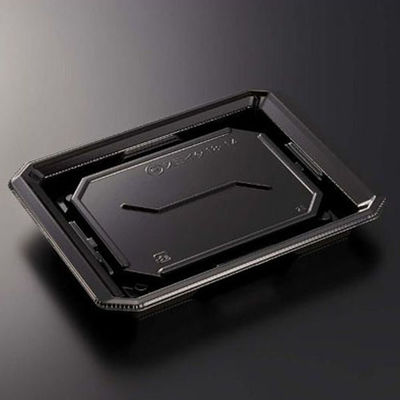 中央化学 寿司容器 HS澄板18-14 BK 身 00114270 1ケース(800個(50個×16))（直送品）
