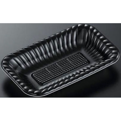 中央化学 オードブル容器 PDプレートK20-12 黒 内 身 00692104 1ケース(1500個(50個×30))（直送品）