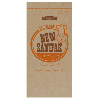 日本サニパック エコ材質ゴミ袋 ニューサニパック紙ゴミ袋大1重100枚 A-31 1袋(1個)（直送品）