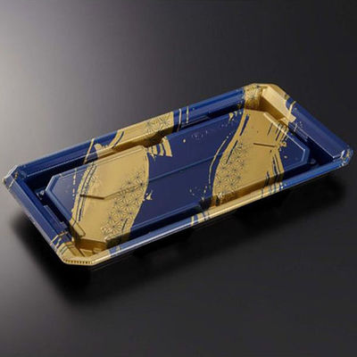 中央化学 寿司容器 HS澄板28-14 麻筆DB-BK 身 00116165 1袋(50個)（直送品）