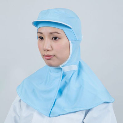 日本フィットフード 衛生用帽子 フィットフード FH-210B ブルー L 00471665 1袋(5個)（直送品）