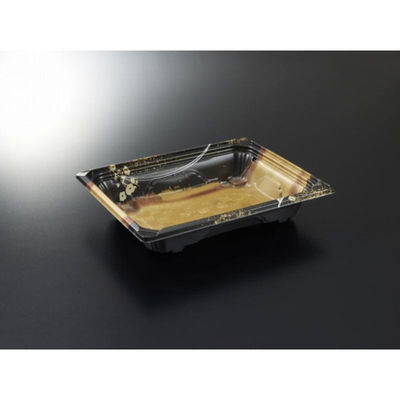 中央化学 どんぶり容器 CT活膳 20-16 輝味G-BK 身 00772364 1袋(50個)（直送品）