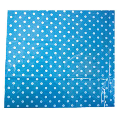 福井化成 ポリ風呂敷 水玉 80角 ブルー 190397 1袋(50個)（直送品）