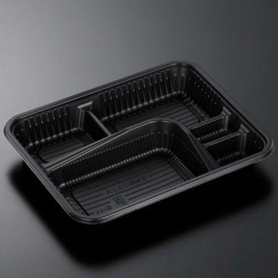 中央化学 弁当容器 CT仕切折R 2.7A BK 身 00401751 1ケース(800個(100個×8))（直送品）