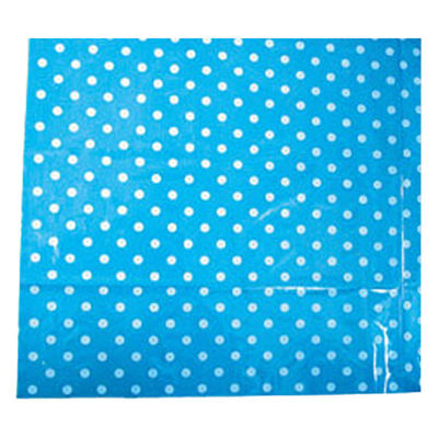 福井化成 ポリ風呂敷 水玉 60角 ブルー 190393 1ケース(1000個(50個×20))（直送品）