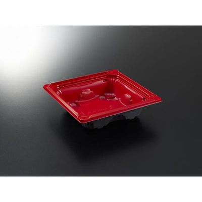 中央化学 どんぶり容器 CT活膳 15-15 赤-BK 身 00772353 1ケース(1200個(50個×24))（直送品）