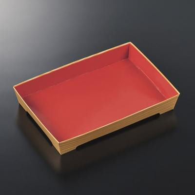 中央化学 寿司容器 SKS 17-12 赤-木曽 身 00778728 1ケース(400個(50個×8))（直送品）