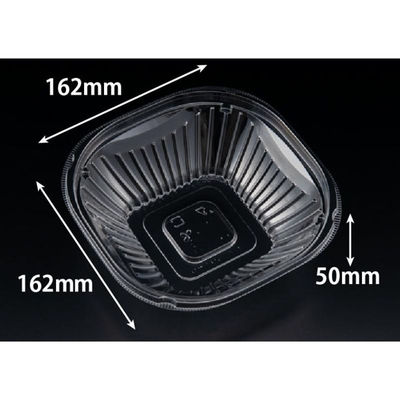 リスパック サラダ容器 バイオ リーフボウル 16-16B(50) PBPX181 1ケース(900個(50個×18))（直送品）