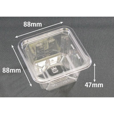 リスパック 透明カップ バイオ 88角 180 BS PABJ022 1袋(100個)（直送品）