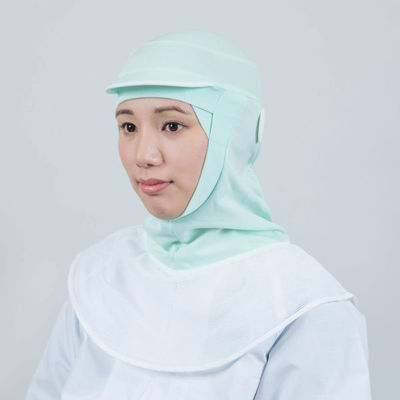 日本フィットフード 衛生用帽子 フィットフード FH-351G グリーン L 00653027 1袋(5個)（直送品）