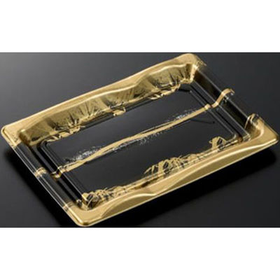 中央化学 寿司容器 豊味 8-2 ささなりBK 身 00695042 1袋(50個)（直送品）