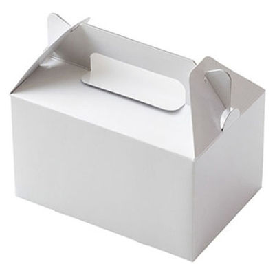 愛宝 紙手提箱 125 手提2号 ホワイト 1ケース(500個(50個×10))（直送品）