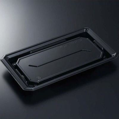 中央化学 寿司容器 HS澄板26-14 BK 身 00115790 1ケース(600個(50個×12))（直送品）