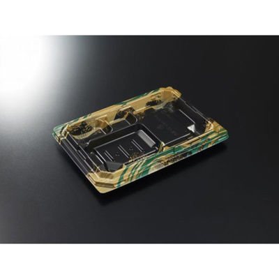 中央化学 弁当容器 CT宝台膳 23-16E 風葉BK 身 00772374 1ケース(600個(50個×12))（直送品）