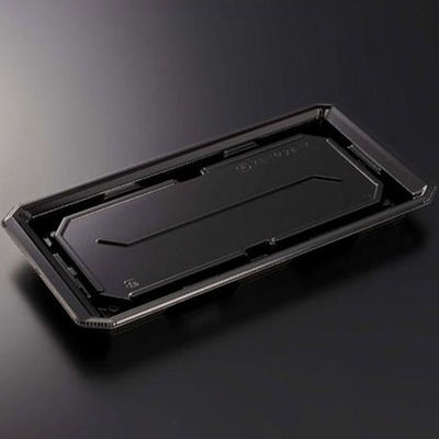 中央化学 寿司容器 HS澄板28-14 BK 身 00116122 1袋(50個)（直送品）