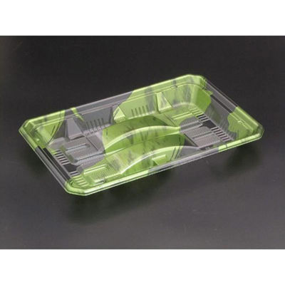 リスパック 鮮魚トレー バイオ 鮮やぎ 25-17T はやて緑 FATU563 1袋(50個)（直送品）