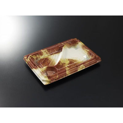 中央化学 弁当容器 CT宝台膳 23-16N 伊織BR 身 00772382 1ケース(600個(50個×12))（直送品）