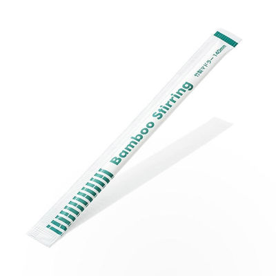 サンナップ ドリンク資材 完封竹製マドラー紙袋入 14cm 1000本 MDB1000F 1ケース(10個(1個×10))（直送品）