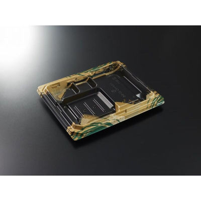 中央化学 弁当容器 CT宝台膳 23-19E 風葉BK 身 00772331 1ケース(600個(50個×12))（直送品）