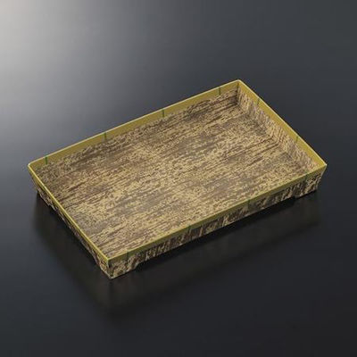 中央化学 寿司容器 SKS 20-12 竹皮 身 00778743 1袋(50個)（直送品）