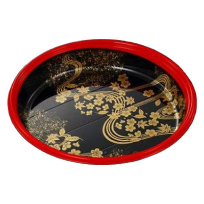 中央化学 寿司桶 HS 桶 M280 花泉-BK 身LL 00768077 1袋(20個)（直送品）